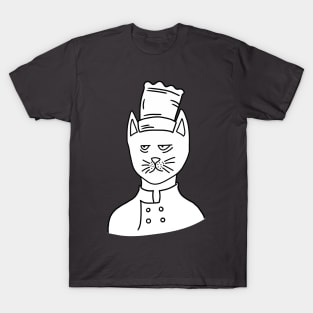 Tired Cat the Chef T-Shirt